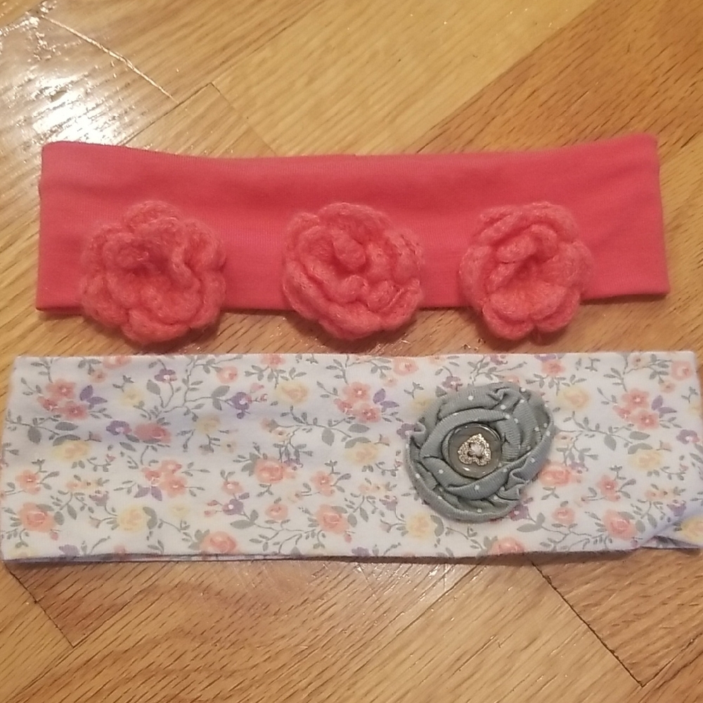 Naartjie Coral and Floral Kids Headband Duo
